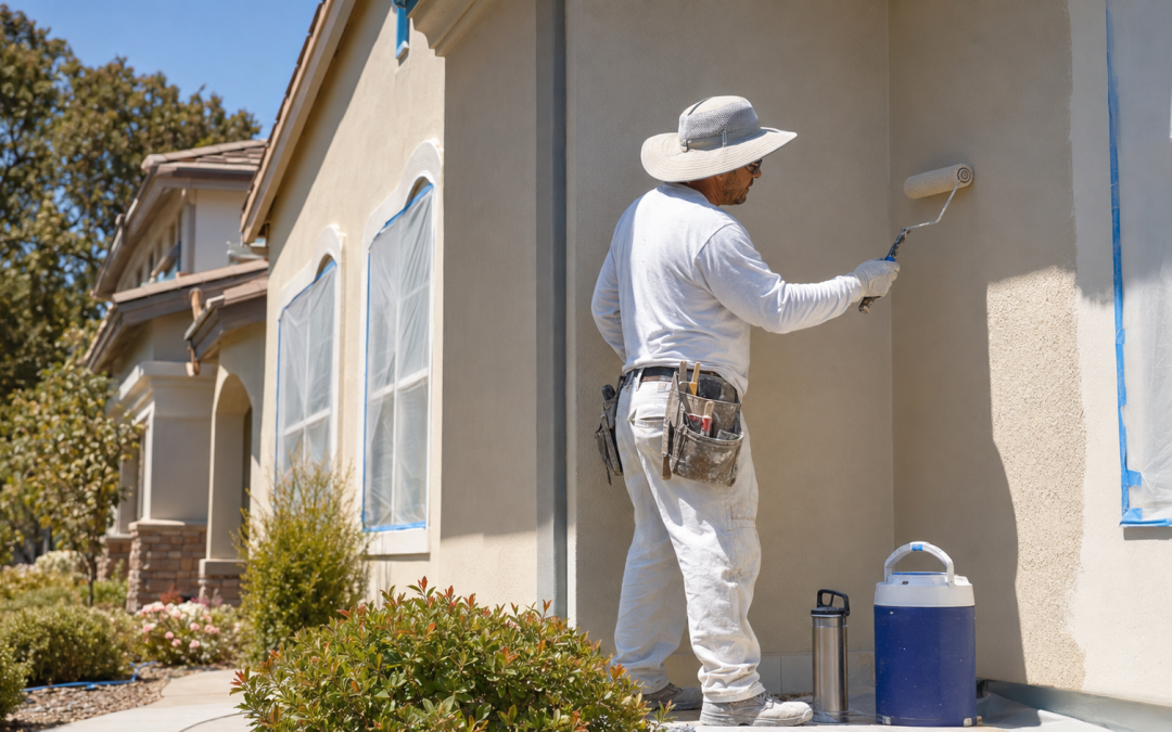 How Professional Painters Handle Heat and Sun Exposure